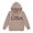 AB847 Khaki, variant on Bainana Usa Sweatshirts For Kids Girls Letter Print Long Sleeve Hooded Sweatshirts Warm Teen Child Daily Active Tops Clothes Black Size 2-3 Years