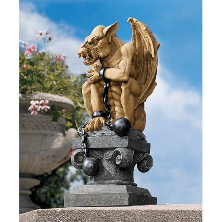 Gargoyle Ball - Design Toscano Ball-And-Chain Gothic Dungeon Gargoyle Statue