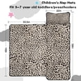 thumbnail image 5 of Black and Tan Leopard Print Toddler Nap Mats for Kids Preschool,Sleeping Mat Bag or Kids,Toddler Sleeping Bag,Toddler Nap Mat or Daycare, 5 of 6