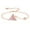 C, variant on Fiaya Women Bee Faux Diamond Jewelry Set, Only 1pc Cute Bee Zircon Necklace, Jewelry Accessories for Women Anniversary Gift (Rose Gold)