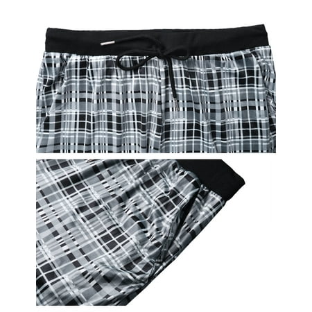 

Hawiton Plaid Pajama Pants for women Soft Cotton Lounge Pants Drawstring Long Pj Bottom Sleepwear with Pockets