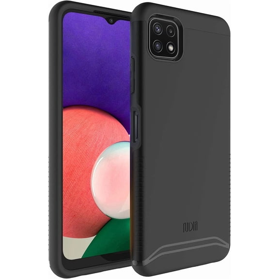 TUDIA Merge Samsung Galaxy A22 Case 5G Shockproof Dual Layer Slim Cover - Matte Black