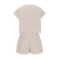 thumbnail image 4 of cfhntfmh 2 Piece Lounge Sets for Women Summer Fashion Printed Short Sleeve Cropped T-Shirts Cute Loose Wide Leg Shorts Workout Sets, 4 of 6
