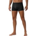 thumbnail image 4 of NOMADIC NOOK Men's 4 Pack Underwear Regular Fit Soft Comfortable Solid Color Basic Boxer Briefs 30 4 Black, 4 of 5