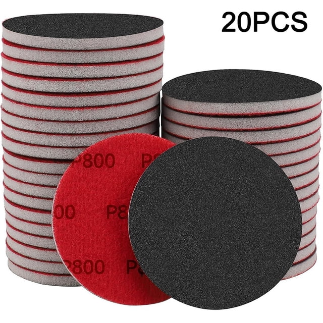 Versatile Sanding Sponges Pack Of 20: Flexible, Reusable & Multi-Grit for All 800 Grit