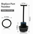 thumbnail image 4 of Black Drain Plug Fit for Kawasaki Ultra ULTRA 150 250X SX-R STX STX-R Replace#：92066-3783-6Z, 4 of 6