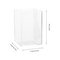 thumbnail image 2 of KAKOWELY Multi-function Fish Tank Desktop Aquarium Tank Clear Betta Tank Gold Fish Supply,3.94X"X2.56"X2.56", 2 of 5