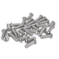 thumbnail image 4 of 30 Uds tornillo de cabeza de botón hexagonal A2 acero inoxidable M10x1.5 juego de rosca gruesa KitM10x30, 4 of 9