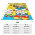 thumbnail image 5 of Rainbow Brite Ultra-Soft Micro Fleece Blanket Cozy Blanket Thick Warm Plush Throw Blanket Sofa Cushion, 5 of 9