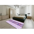 thumbnail image 4 of Ahgly Company Indoor Rectangle Patterned MediumOrchid Purple Area Rugs, 8' x 12', 4 of 6