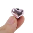 thumbnail image 3 of Unique Bargains 1 Pair Shoelace Charms Sparkly Flat Heart Decorative Shoe Clips Pink, 3 of 5