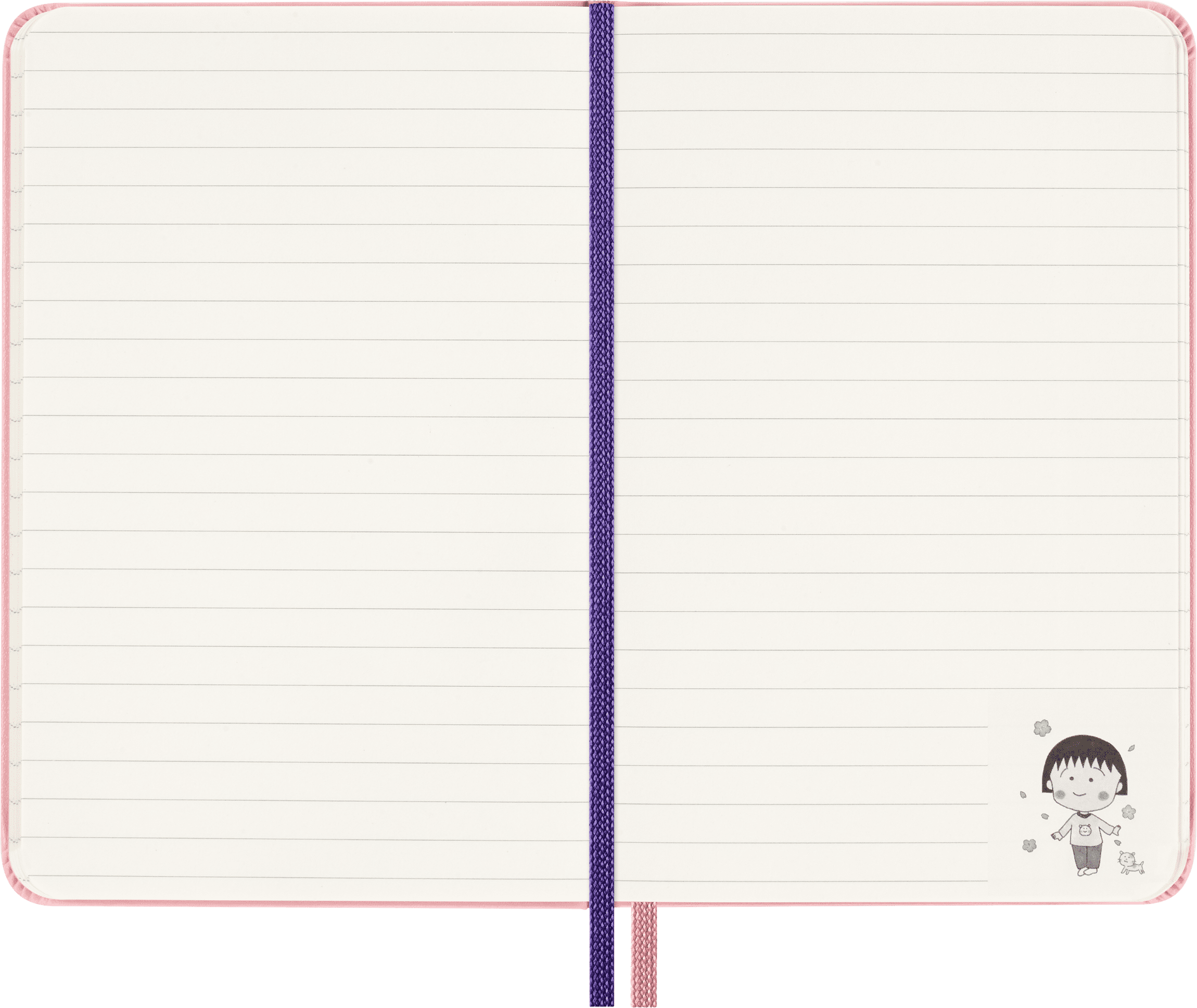 Moleskine Limited Edition Sakura Notebook with lenticular optical-effect cover by Momoko Sakura, Hard Cover, Ruled, Pocket (3.5" x 5.5"), Maruko floral, 160 Pages