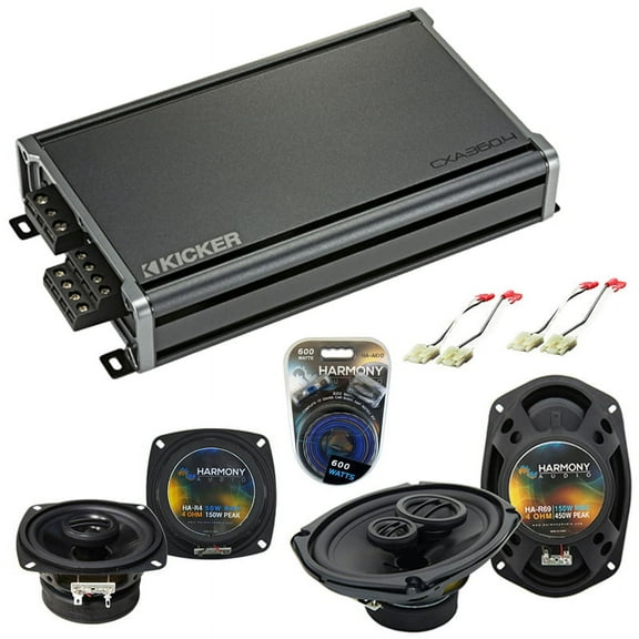 Fits Oldsmobile Cutlass Supreme 1988-1991 Speaker Upgrade Harmony & CXA360.4 Amp