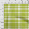 thumbnail image 2 of oneOone Rayon Light Green Fabric Tartan Craft Projects Decor Fabric Printed By The Yard 56 Inch Wide-7166, 2 of 4