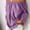 Purple, variant on Patlollav New Womens Casual Solid Color Tight Long Sleeve Cotton Linen Blouses Strapless Tops