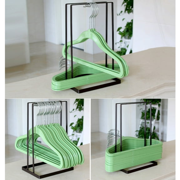 MTFun Hanger Stacker Rack for Adults and Children Stainless Steel Detachable Hanger Storage Organizer Space-saving Clothes Hanger Holder for Home Laundry Closet