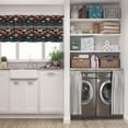 thumbnail image 5 of LALILO Kitchen Curtain Valance Tribal Art Boho Ethnic Rod Pocket Window Curtain 52"x 18" Set of 2, 5 of 5