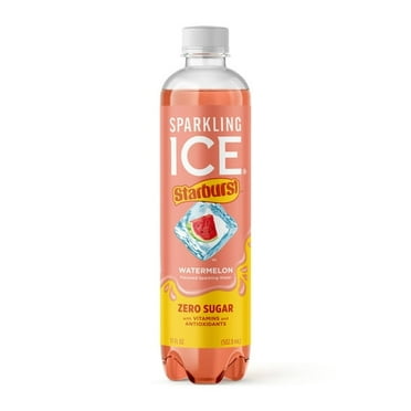 Sparkling Ice Starburst Watermelon, 17oz bottle (Pack of 4)