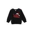 thumbnail image 1 of FOCUSNORM Family Matching Christmas Sweatshirts, Long Sleeve Hat Print Tops, 1 of 5