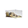 YKL10B HerpCult Acrylic Terrarium Enclosure with Magnetic Lid Small Flat (8" x 6" x 4")