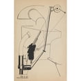 thumbnail image 3 of Marius de Zayas 13x18 Black Modern Framed Museum Art Print Titled - Here She (1915), 3 of 5