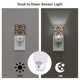 thumbnail image 3 of Balery Pug Luz Nocturna LED con Sensor Automático, Enchufe con Sensor Crepuscular, Luz Suave de 0.5W para Dormitorio, Pasillo, Baño-US, 3 of 7