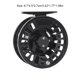 thumbnail image 4 of Eigraketly Rueda de línea de pesca Ruedas de pesca con mosca para diestros/zurdos Resistente al agua Bobina mecanizada CNC Eje de bobina resistente al Pescar Eigraketly OD026098-00, 4 of 6