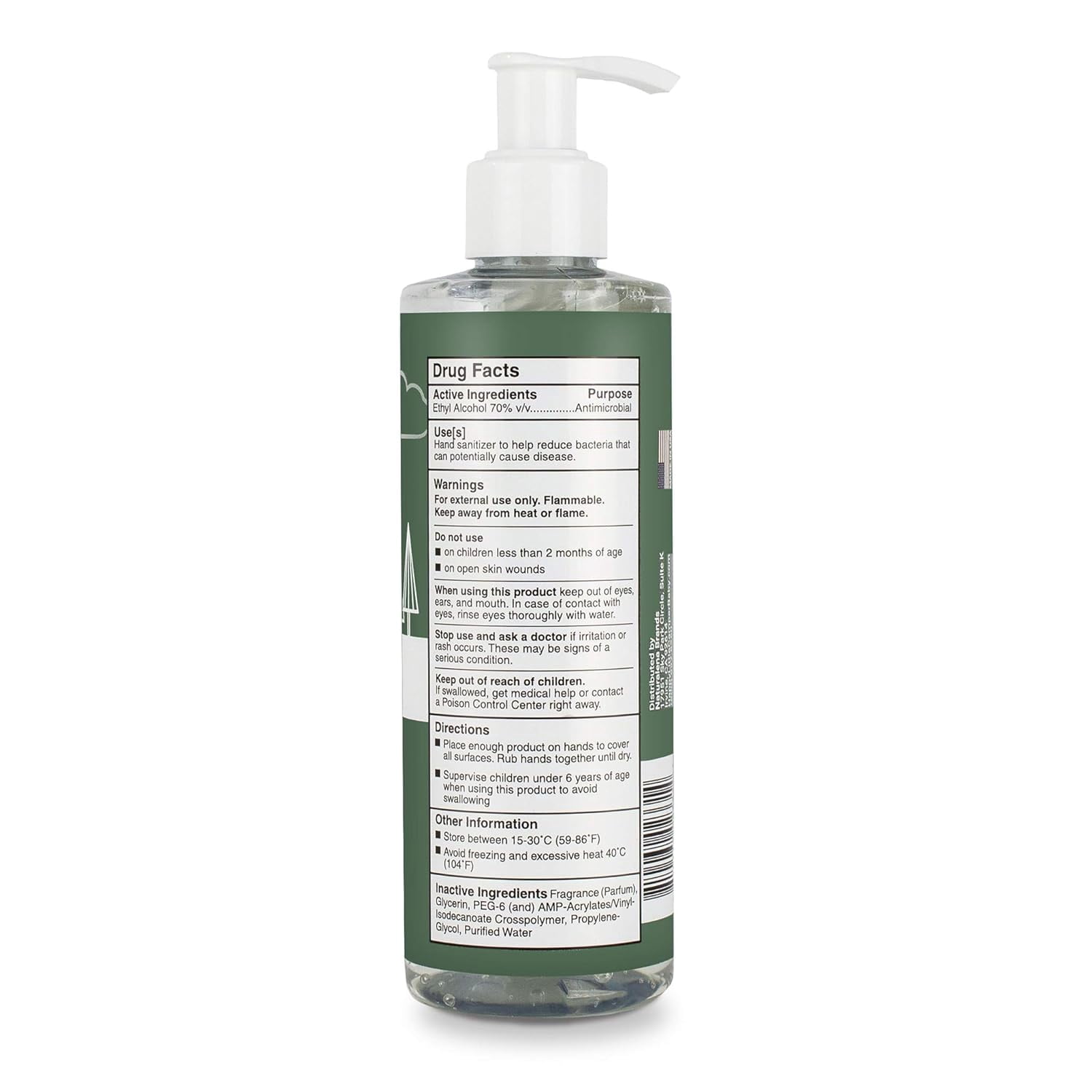 Happy Little Camper Hand Sanitizer with Lemon Zest Scent -  8 Fl oz - 24 Bottles
