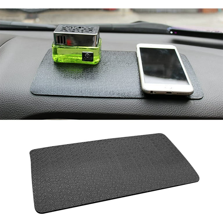 Car Dashboard Anti-Slip Rubber Pad, 10.6x 5.9 Universal Non-Slip Car  Magic Dashboard Sticky Adhesive Mat for Phones Sunglasses Keys Electronic