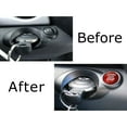 thumbnail image 5 of Gloss Red Real Carbon Fiber Keyless Engine Start/Stop Push Start Button Cover For Mini Cooper R56 R57 R58 R59 R60 R61, 5 of 9