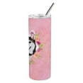 thumbnail image 3 of Carolines Treasures CK4151TBL20 Siberian Husky Design1 Pink Flowers Stainless Steel 20 oz Skinny Tumbler 20 oz, 3 of 3