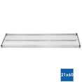 thumbnail image 3 of Shelving Inc. 21"d x 60"w x 84"h Chrome Wire Shelving with 4 Tier Shelves, Weight Capacity 500lbs Per Shelf, 3 of 5