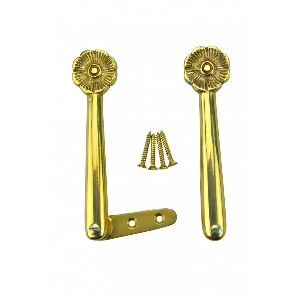 Carpet Runner Stair Holder Clips Pair Solid Brass Finish Renovator's