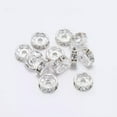 thumbnail image 4 of HOOUN 50pcs Rhinestone Rondelles Crystal Bead Loose Spacer Bead for DIY Jewelry Making-Magic Color-10mm x 50Pcs, 4 of 6