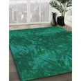 thumbnail image 2 of Ahgly Company Indoor Square Patterned Medium Teal Green Area Rugs, 7' Square, 2 of 6