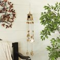 thumbnail image 2 of DecMode 35" Gold Metal Indoor Outdoor Bird Windchime with Glass Beads and Bells, 2 of 9