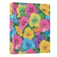 thumbnail image 2 of Three Ring Binder Hibiscus Flower Simple 1.5 Inch Round Binder D-Rings for Office Supplies and More, 2 of 10