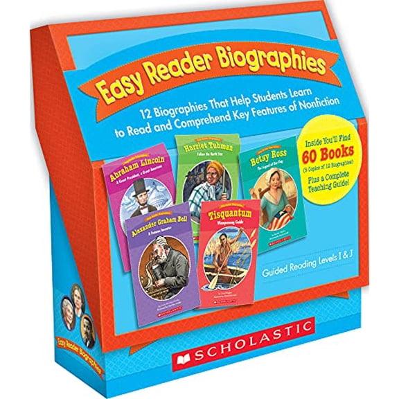 Pre-Owned Scholastic Easy Reader Biographies: 12 Biographies That Help Students Learn to Read and Comprehend Key Features of Nonfiction (Easy Reader Biographies), 9780439774109, 0439774101, Paperback, Teachers