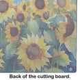 thumbnail image 3 of Sunflowers in Watercolor Glass Cutting Board Large 12 in x 15 in, 3 of 5