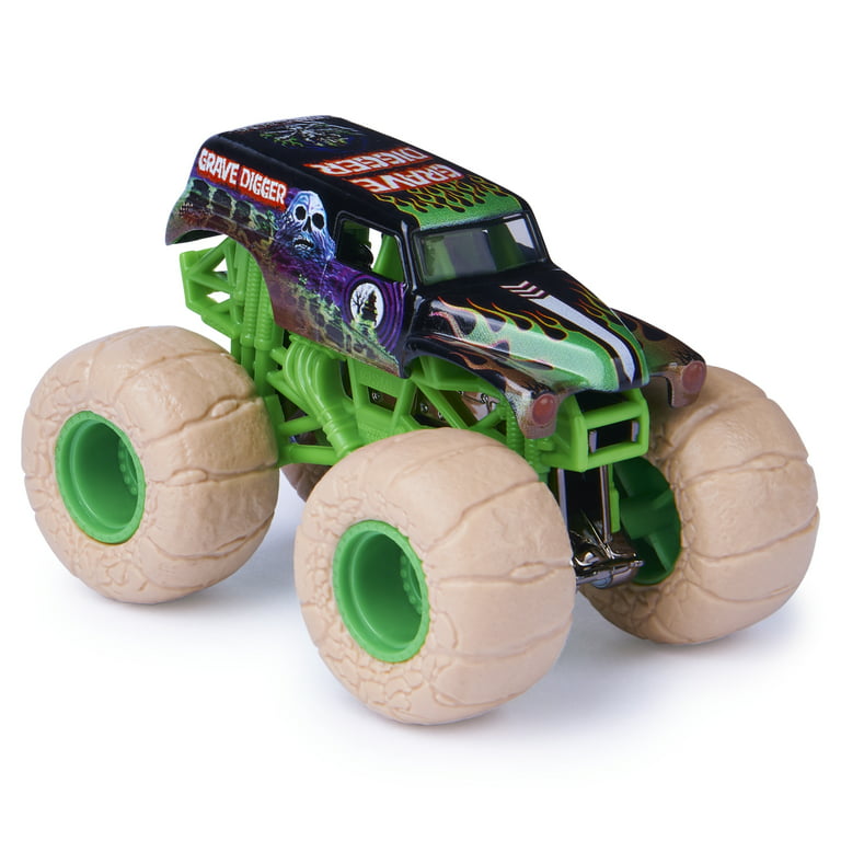 Hot Wheels Grave Digger 1:64 Monster Truck With Mud Tires Die-Cast