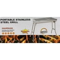 thumbnail image 1 of Barbecue PORTABLE en Acier Inoxydable 73x33/70CM, 1 of 2