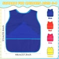 thumbnail image 4 of 12 Pcs Art Smock for Boys & Girls Waterproof Painting Aprons Sleeveless with Pockets for Paint Craft Activity, 4 of 7