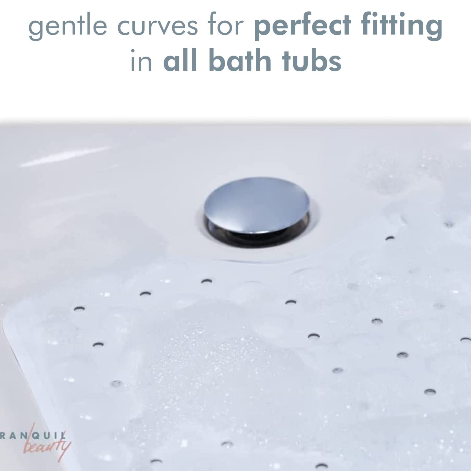 Bathtub Mat Non Slip – 100 x 40 CM Non Slip Bath Mat – Easy Clean