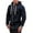 Blue, variant on Men's Zip Up Hoodie Lightweight Long Sleeve Basic Slim Fit Cotton SweatShirt with Pocket Black S