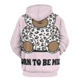 ANYWAY.GO Unisex Large size autumn/winter pullover Slogan Toy Bear