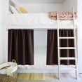 thumbnail image 1 of IBAOLEA Rideaux 36 Pouces - Traitements de Fenêtre à Poche pour Tringle Réduction de Bruit et Protection de la Vie Privée, 42 x 36 Pouces, Marron Chocolat, Ensemble de 2 42"L x 36"H, 1 of 8