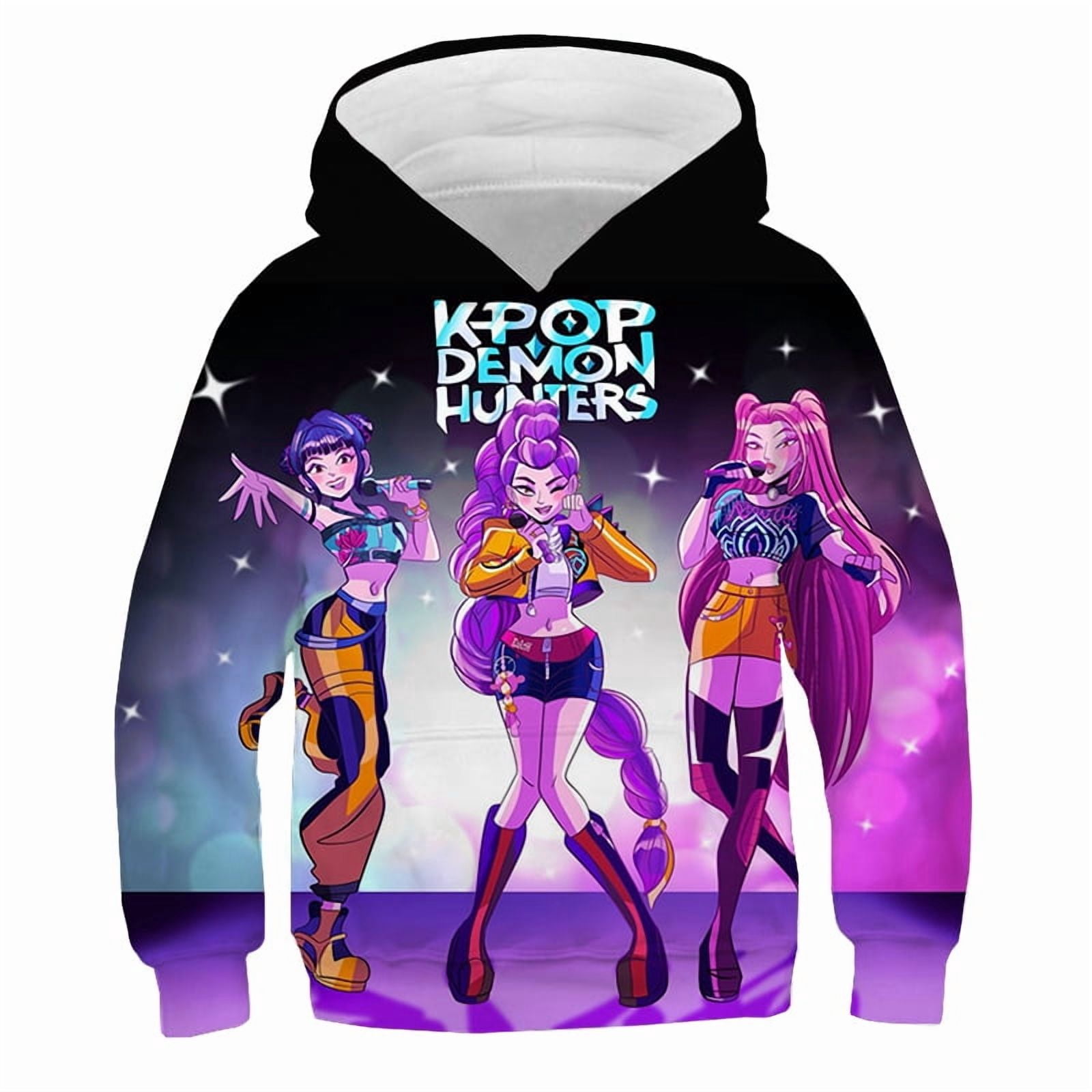 Robe Chemise Pour Fille Motif K-Pop Demon Hunters - Tenue Décontractée Maison, Fête Anniversaire | Taille 2-12 Ans - 6