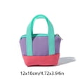 thumbnail image 3 of Linnome Small Canvas Gift Bag Mini Tote for Party Favor Wedding Birthday Reusable Drawstring Pouch Gift Decoration Multicolor#04, 3 of 5