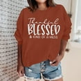 thumbnail image 5 of MOUSYA Thankful Blessed and Kind Of a Mess Sweatshirt Women Thanksgiving Pullover Blessed Sweatshirt Oversized Tops, 5 of 8