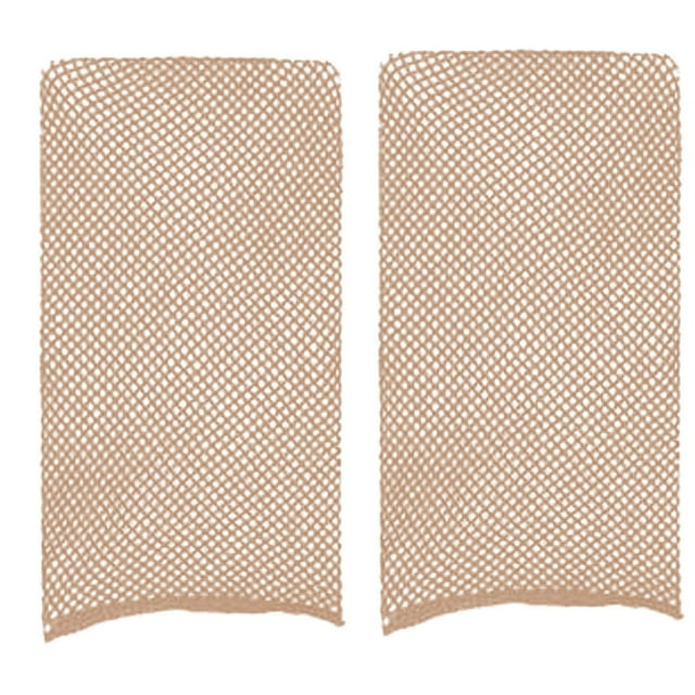 serony 2pcs/set Wig Cap Elastic Nylon Hair Net Unisex Snood Cosplay Party Hairdressing Accessories, One-Open, Skin Color